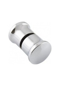 Resim Nakres Abs Üzeri Krom Kaplama 10 Mm Bir Çift Cam Kabin Kolu Krom Duşakabin Kolu 