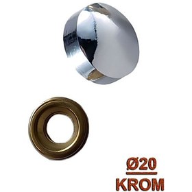 Resim Vida Kapama Ø20 Krom 5 Adet 