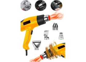 Resim Pro Çift Kademeli 4200W Termik Koruma Bakır Sargılı 2 Kademeli Isı Ayarlı Sıcak Hava Üfleme Tabanca 