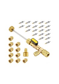 Resim Dofolink Otomatik Hvac Valfi Takma-kaldırma Aracı - 1/4" Ve 5/16" Portlu, R22/r410a Uyumlu, Soğutucu Boşaltmaya Gerek Yok, Tamir Seti 