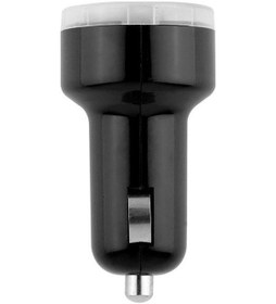 Resim İphone6/6plus 5s İçin Fu Çift 2 Bağlantı Noktalı Usb Araç Güç Şarj Adaptörü İpod Kamera İçin - Siyah 