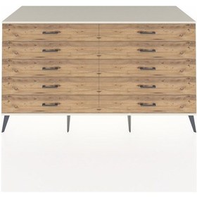 Resim Kronos Konsol 10 Çekmeceli 176x59x99 Aytaşı-aytaşı/çam Aytaşı-aytaşı/çam 