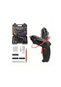 Resim Tcherchi RU11662 Akülü Elektrikli Şarjlı Çok Fonksiyonlu Tornavida Seti 45 Parça 