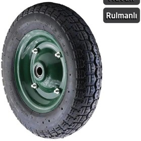 Resim COBRA 500000 El Arabası Yedek Teker Şişme Havalı Rulmanlı 335 mm 