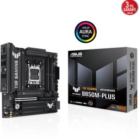 Resim TUF GAMING B850M-PLUS, 4xDDR5, 3x M.2, HDMI, DP, Type-C, AMD Ryzen 9000 Serisi, AM5 Soket Anakart 