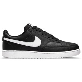 Resim Nike Court Vision Lo Nn Black Sneaker Günlük Erkek Spor Ayakkabı Siyah Beyaz 