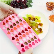 Resim 1 adet Pembe Kalp Şeklinde Silikon Kalıp DIY için, & - Sabun, Aromaterapi Mumları, Alçı, Polimer Kil için Çok Amaçlı 3D El Sanatları Aracı & - Dekorasyonlar için Mükemmel 