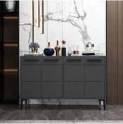Resim MERT SERT MOBİLYA Stria Antrasit Konsol,tv Sehpası,tv Ünitesi,kahve Köşesi,banyo Dolabı,çok Amaçlı Dolap 