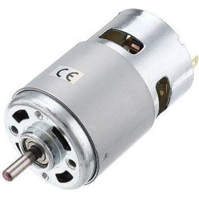 Resim Elektronikport-Rs 775 Dc Motor Rulmanlı 12-36 Volt 6000 Rpm Şarjlı Matkap – Cnc 