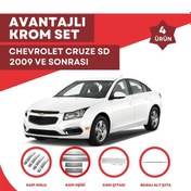 Resim Chevrolet Cruze Sedan Avantajlı Krom Set 2009 Ve Sonrası -4ürün- 