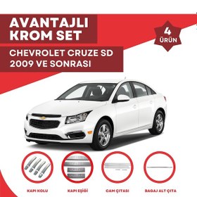 Resim Chevrolet Cruze Sedan Avantajlı Krom Set 2009 Ve Sonrası -4ürün- 