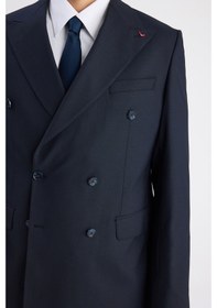 Resim D's Damat Ds Damat Regular Fit Koyu Lacivert Düz Takim Elbise 6he05ob35588m 103 
