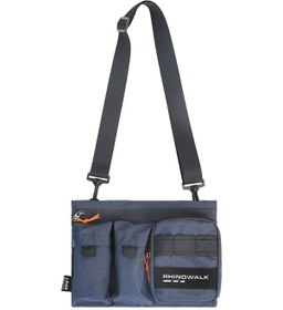 Resim Tenfowee Motosiklet Çantası 2l Rpet Dacron Materyal /tek Omuzlu Bisiklet Çantası, Telefon, Cüzdan Taşıma, Mavi Rk24931be Mavi 