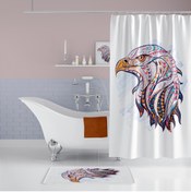 Resim Zethome Tropik Eagle Banyo Duş Perdesi Tek Kanat 1x180x200 