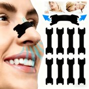 Resim 200 Spor Burun Bantları - Nefes Alabilir Yapışkanlı Nazal Yamalar, Horlama Karşıtı, Kullanımı Kolay, Gece veya Gündüz için Rahat Dayanıklı Tasarım 