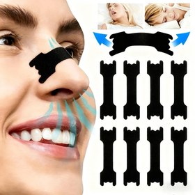 Resim 200 Spor Burun Bantları - Nefes Alabilir Yapışkanlı Nazal Yamalar, Horlama Karşıtı, Kullanımı Kolay, Gece veya Gündüz için Rahat Dayanıklı Tasarım 