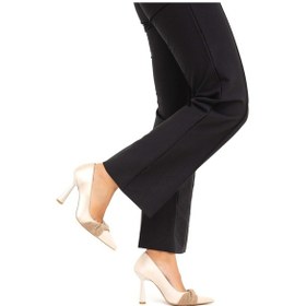 Resim Tamer Tanca Kadın Vegan Bej Stiletto Ayakkabı 675 0715 Bn Ayk Sk22/23 Bej Stn Bej 