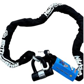 Resim Motosiklet Zincir Kilit 10 Mm X 150 Cm Zincir Kilidi 