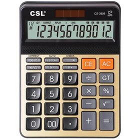 Resim CSL CS-3809 12 Hane Masa Tipi Hesap Makinesi 
