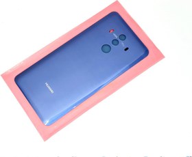 Resim Tkgz Huawei Mate 10 Pro Arka Pil Batarya Kapağı (CAM) MAVİ 