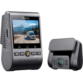 Resim ShopZum Viofo A129 Pro Duo 2 Kameralı Ön-Arka 4K Wifi Gps'Li Araç Kamerası 
