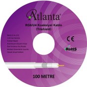 Resim Atlanta Rg6/u4 96 Tel Ccs Anten Kablosu 100 Metre 