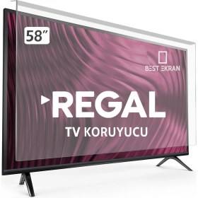 Resim Best Ekran Regal 58R7540U Tv Ekran Koruyucu - Regal 58" Inç Tv Ekran Koruyucu Şeffaf Paneli 