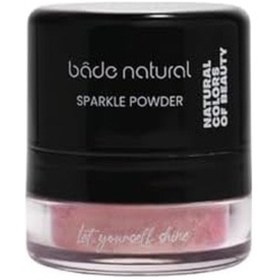 Resim Bade Natural Sparkle Powder Shinny Pink Çok Amaçlı Toz Işıltılı Aydınlatıcı%100 Doğal 