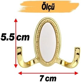 Resim Seçil Askı Gold Altın Dolap Askılık Askılığı Duvar Vestiyer Banyo Mutfak Elbise Kıyafet Çanta Askısı 