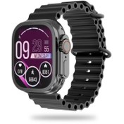 Resim Polosmart PSSW21 2.01" Dokunmatik Ekranlı Akıllı Saat Titreşimli, Mikrofonlu, Adım Sayarlı Siyah 