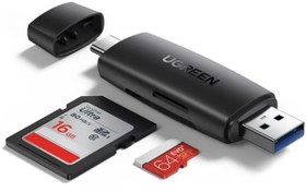 Resim UGREEN Type-C ve USB 3.0 MicroSD Kart Okuyucu 