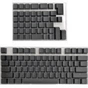 Resim Flameer Pbt Keycaps Anti-Gres Mini Için 61 64 68 71 82 84 Düzen Klavye 