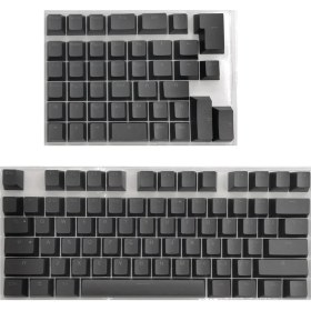 Resim Flameer Pbt Keycaps Anti-Gres Mini Için 61 64 68 71 82 84 Düzen Klavye 