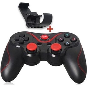 Resim Wireless Joystick Gamepad Kablosuz Oyun Kolu Bluetooth Telefon Tutacağı Standlı Pc Telefon Tablet 