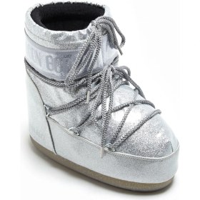 Resim Moon Boot Icon Low Glitter Kadın Kar Botu Gümüş Dış Materyal ile Şık Görünüm 2MONW2023020 