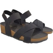 Resim Pierre Cardin Üstü Ayarlı Lastikli Dolgu Topuk Bayan Sandalet10 