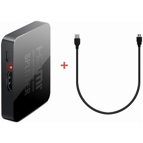 Resim Gplus 4Khd102M 2 Port 4K Ultra Hd 1 Giriş 2 Çıkış Mini Splitter 