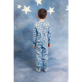 Resim Perendi Erkek Çocuk %100 Pamuk Pijama Takımı 