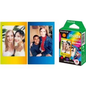 Resim Fujifilm Instax Mini Rainbow 10' lu Film 
