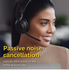 Resim Jabra Evolve2 65 Uc Kablosuz Kulaklık Link380A Stereo 
