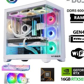 Resim Xaser Velox X80 Ryzen 7 9700X 64GB Ddr5 Ram 2tb M.2 Nvme SSD 16GB RTX5070TI Masaüstü Oyuncu Bilgisayarı 