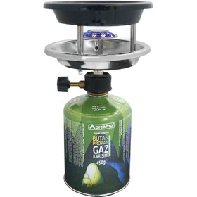 Resim Orcamp Portatif Nargile Köz Ocağı 450 Gr Gaz Kartuşlu Set 