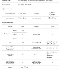 Resim Uğur UED 8273 DTK NF D/S DGT R65 Beyaz Dikey Derin Dondurucu 