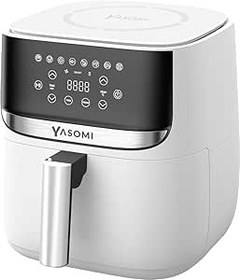 Resim Yasomi Y55 Tartı Özellikli Beyaz 5.7l-6 Litre 1700w Airfryer Fritöz (beyaz) 