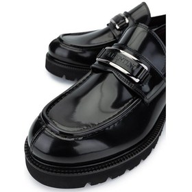 Resim Valentino Valentıno Erkek Hakiki Deri Siyah Loafer Ayakkabı 667 20922 Erk Ayk Y25 Nero Siyah 