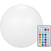 Resim Springsun Güneş Enerjili Ve Usb Şarjlı 14" Yüzen Havuz Işıkları - Renk Değiştiren Su Geçirmez Led Küreler Diğer 