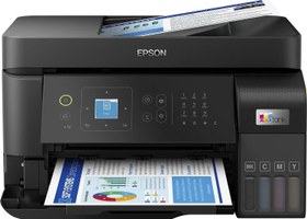 Resim Epson EcoTank L5590 Wi-Fi + Tarayıcı + Fotokopi + Faks Renkli Çok Fonksiyonlu Tanklı Mürekkep Püskürtmeli Yazıcı 