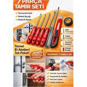 Resim 7 Parça Tamir Seti El Aletleri Seti 