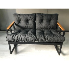 Resim 2'li Sallanan Sandalye Tv Koltuğu Kafe-Balkon-Mutfak-Berjer-Ofis Sallanır Çiftli Koltuk Miami 