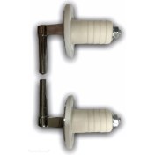 Resim Cermix Klozet Kapak Menteşesi Metal Östten Sıkmalı 